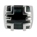 Pre-Owned Cartier Kiss of the Dragon Tiger Eye K18WG Ivory Gold Ring (Good)