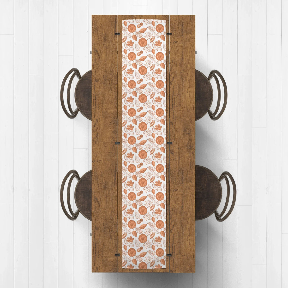 Creative Products Fall Foliage Orange 16x72 Poly Twill Table Runner