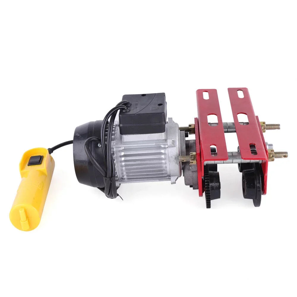Mkyiongou Electric Hoist Trolley Winch Overhead Crane Lift 1100LBSize w/I-Beam Links 110V