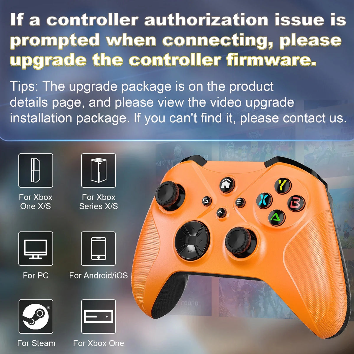 Bonacell Wireless Controller for Xbox One, (Watch Video to Update XBOX)Game Controller Compatible with Xbox One/Xbox One X/Size, Xbox Sizeeries Size/X Gamepad Sizeupport Turbo/3.5mm Headphone Jack/Macro Functions
