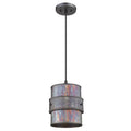 HomeRoots 398260 10.75 x 8 x 8 in. Ryker 1-Light Bronze Patina Pendant