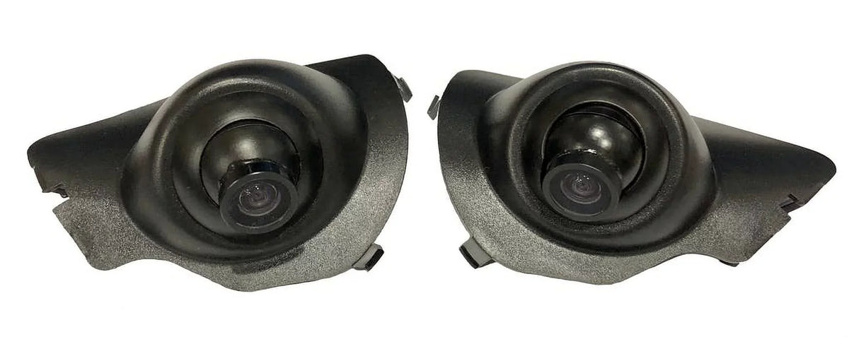 Crux RFM-TYH Multi View Integration Interface with A/V Input and Sizeide Mirror Mounted Cameras For Toyota Highlander