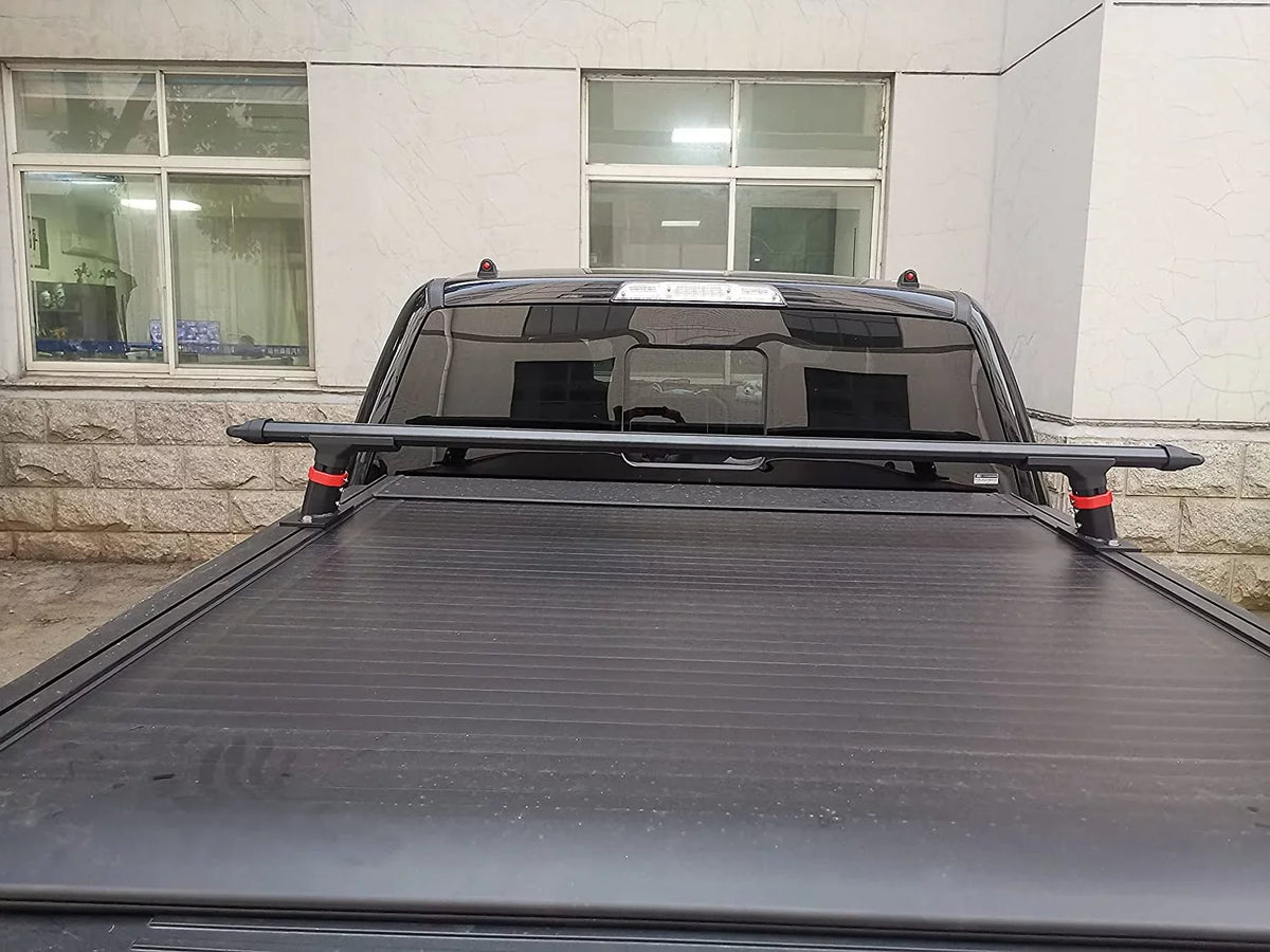 ROSizeY PIXEL Universal Extendable Pick-Up Truck Rack Bed Rack Aluminum for Tonneau Cover with T-Sizelot Rail