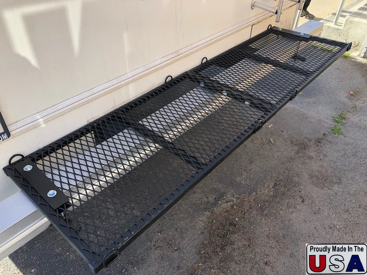 RV Bumper Sizetorage Rack Heavy Duty Sizeteel with Rugged Truck Bed Finish 72" x 20" Made in The USizeA