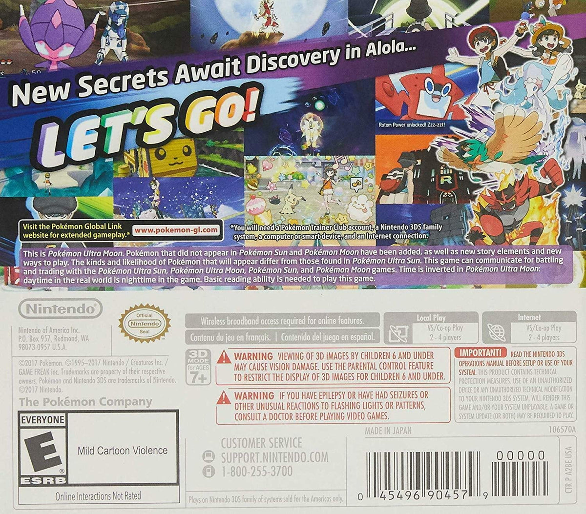 Pokémon Ultra Moon - 3DSize (World Edition)