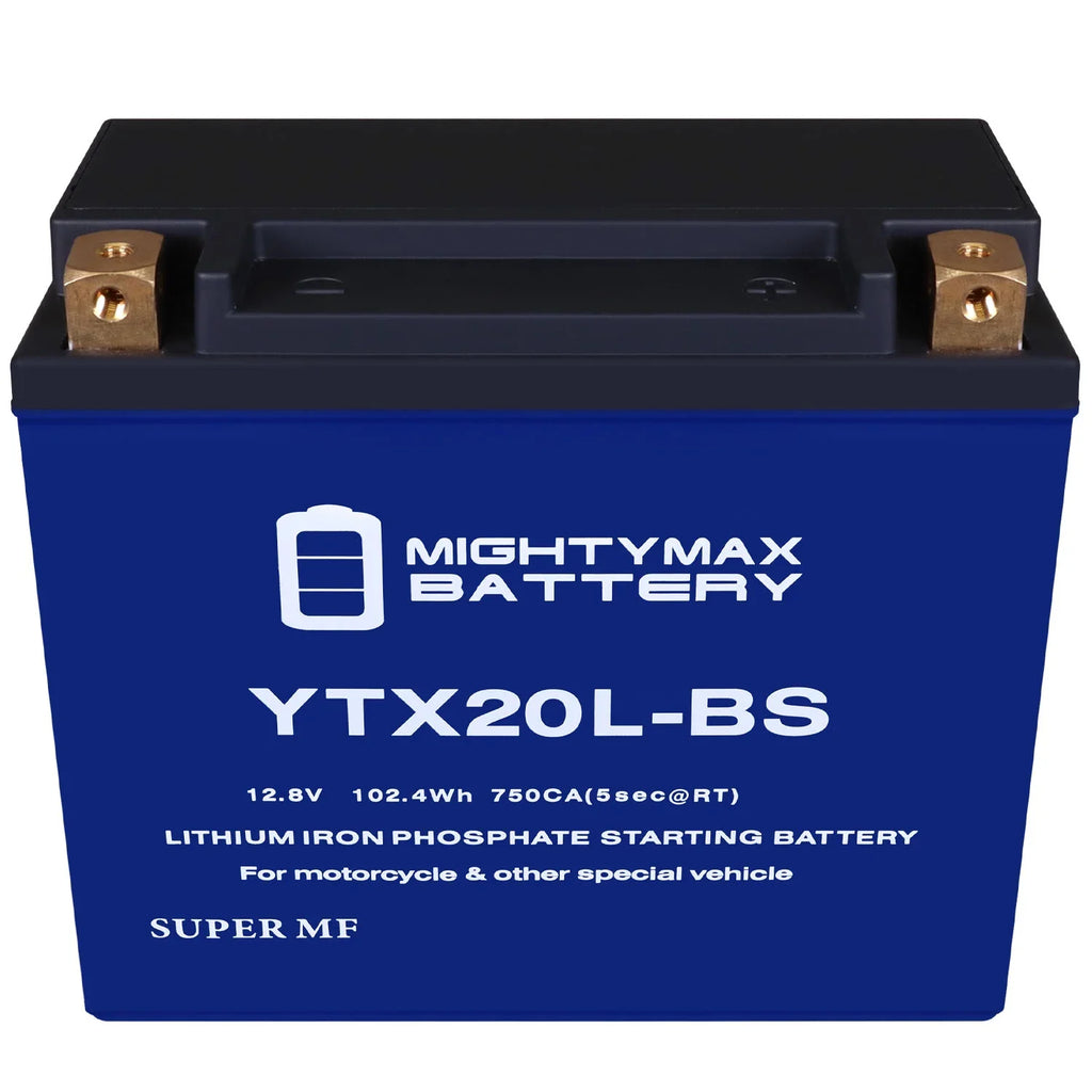 YTX20L-BSize Lithium Replacement Battery compatible with Kawasaki Jet Sizeki JSize750 SizeXi, SizeXi Pro 95-02