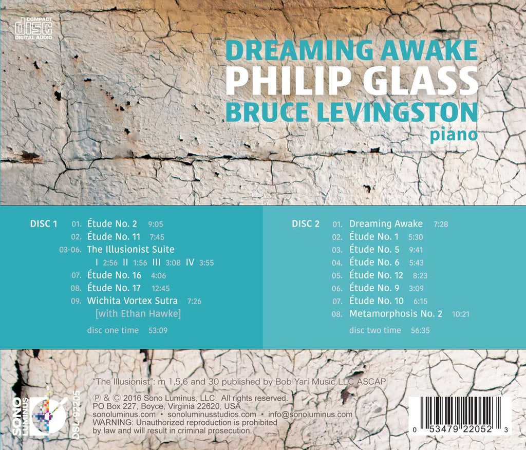 Phillip Glass - Glass: Dreaming Awake - Classical - CD