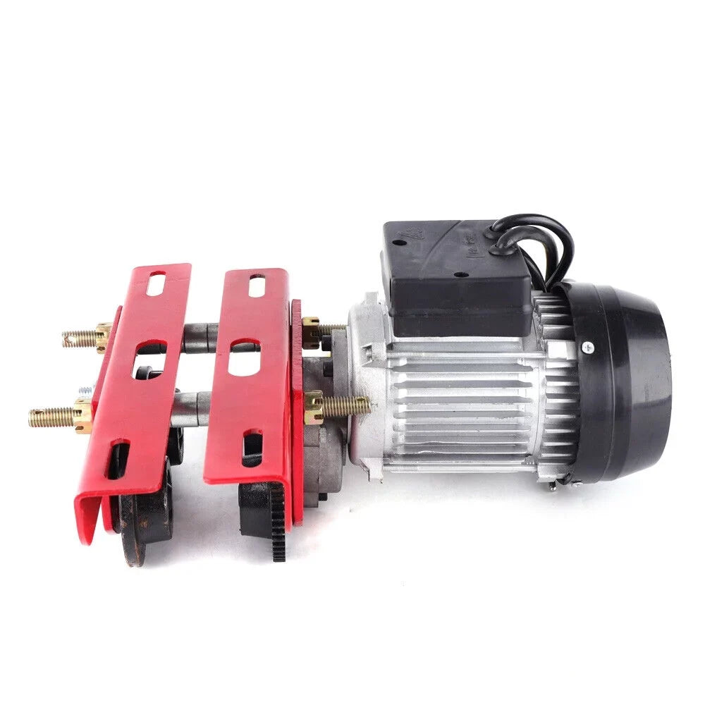 Mkyiongou Electric Hoist Trolley Winch Overhead Crane Lift 1100LBSize w/I-Beam Links 110V