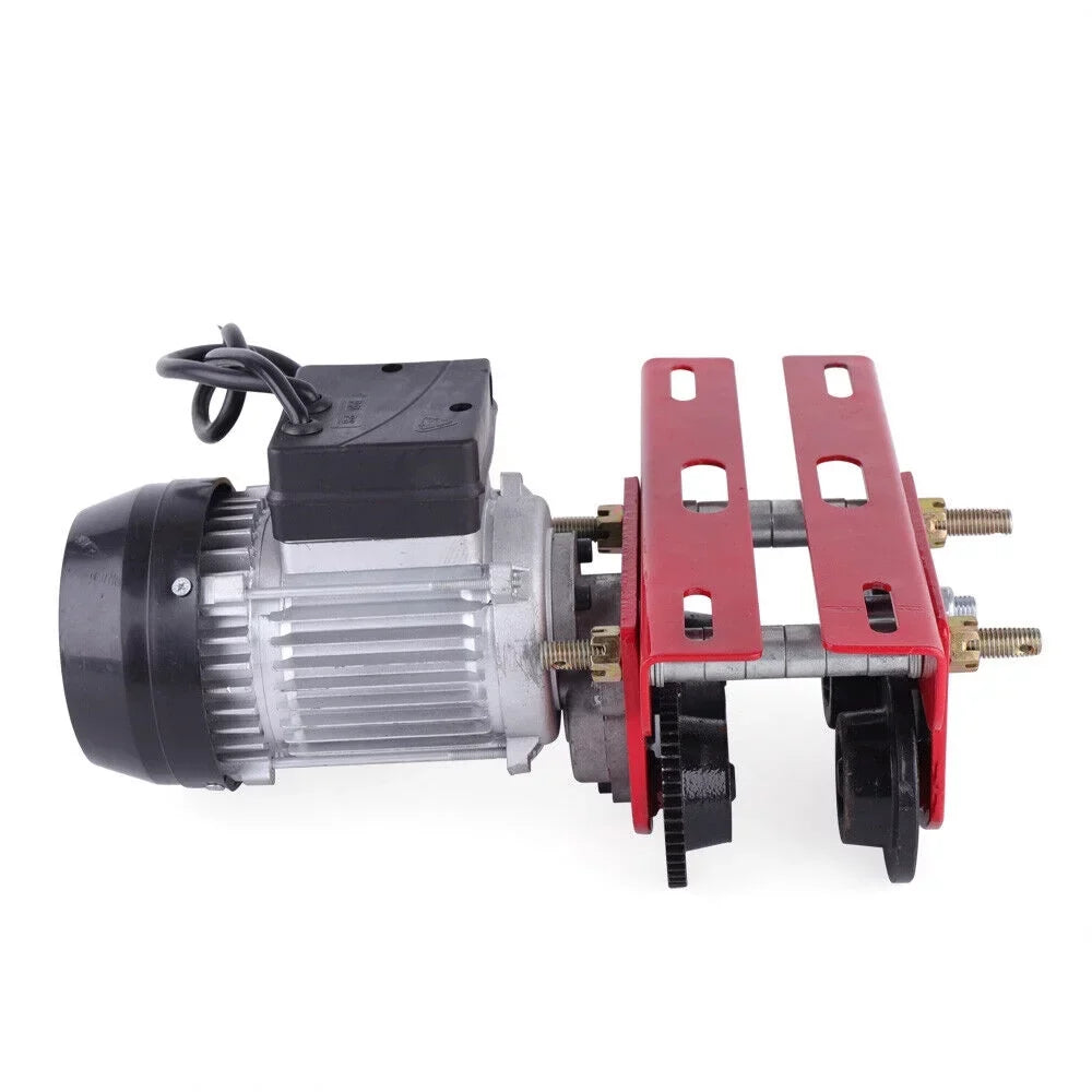Mkyiongou Electric Hoist Trolley Winch Overhead Crane Lift 1100LBSize w/I-Beam Links 110V