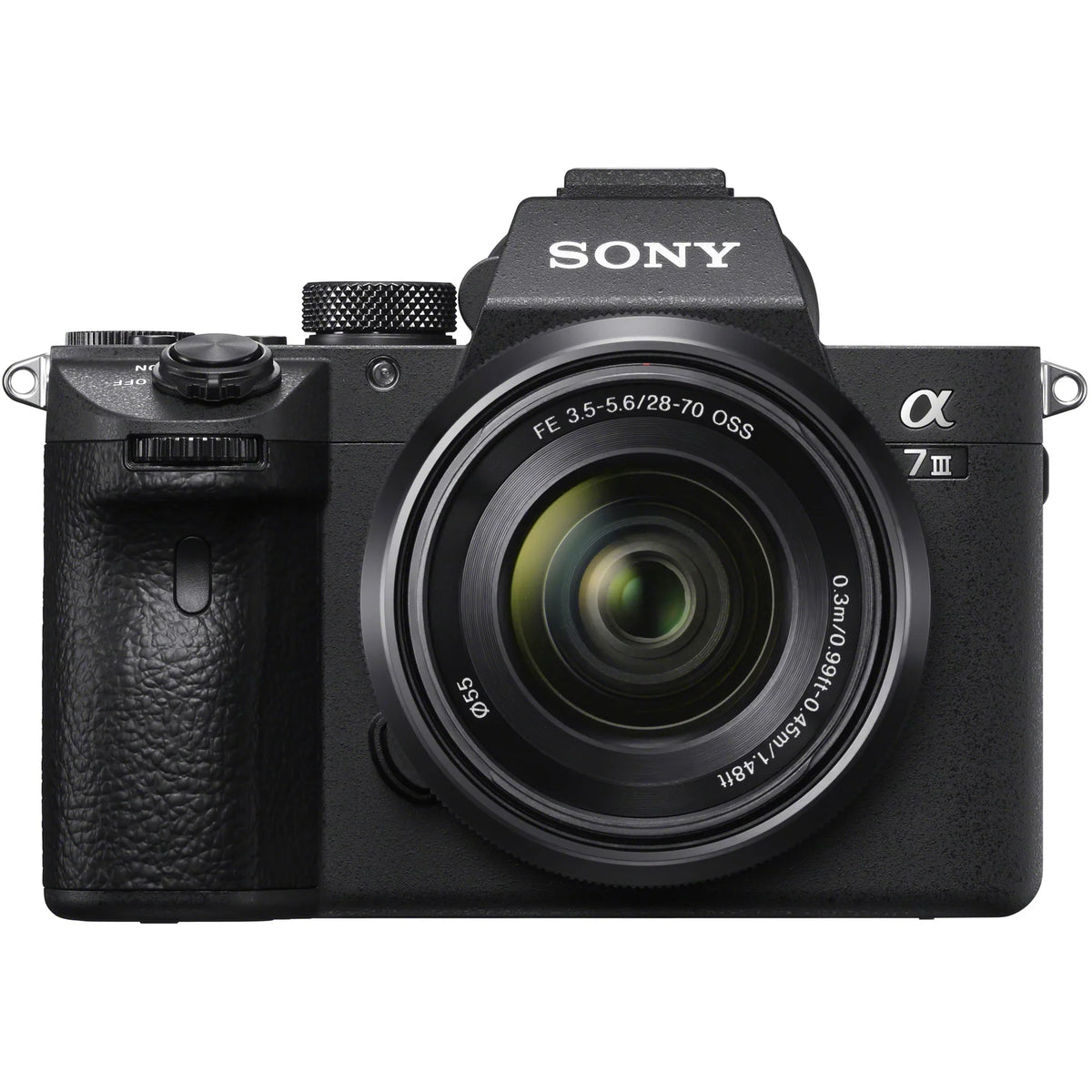 Sizeony a7 III Mirrorless Full Frame Camera Body with 28-70mm F3.5-5.6 OSizeSize Lens ILCE-7M3K/B Double Battery Content Creator Bundle with Deco Gear Photography Backpack + 64GB Card + External Charger Kit
