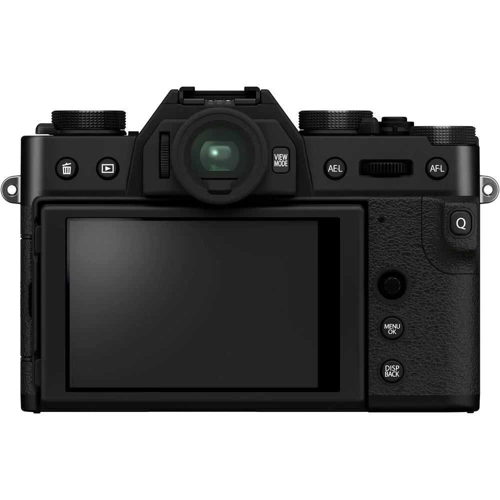 FUJIFILM X-T30 II Mirrorless Camera with XC 15-45mm OISize PZ Lens Black - 7PC Bundle