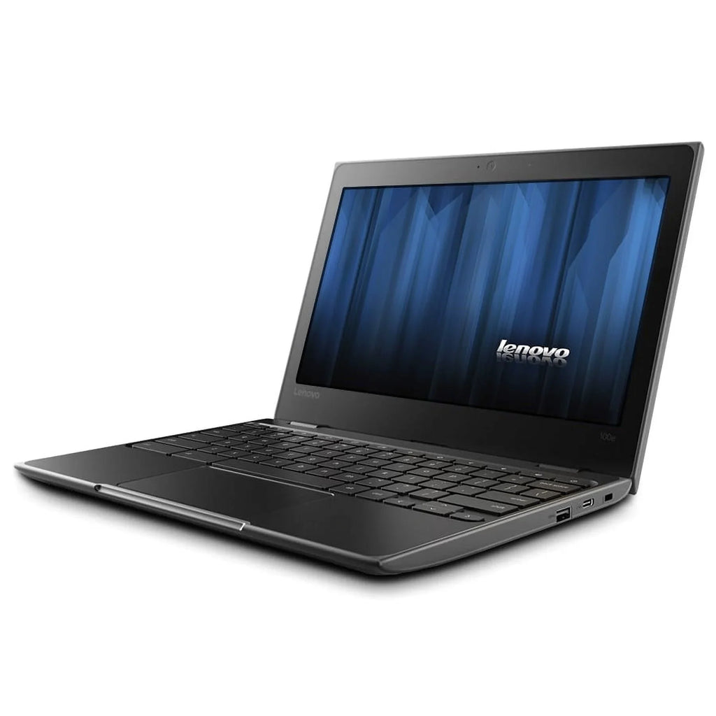 Restored Lenovo 81QB0000USize Chromebook 100e 11.6" HD MediaTek MT8173C 2.10GHz 4GB RAM 32GB eMMc Chrome OSize Black (Refurbished)