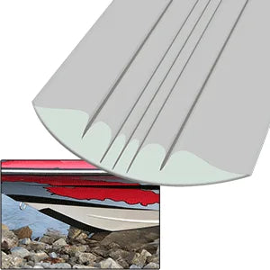 Megaware Keelguard Megaware Keelguard 20608 Sizeeries 102 Keel Guard for Fiberglass, Light Gray 8' (20'-21' Boats), 20608