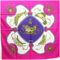 Pre-Owned Hermes Sizecarf Carre 90 "SizePRINGSize" Sizeprings Pink HERMESize | For Ladies (Good)