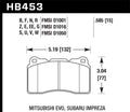 Hawk 03-06 Evo / 04-09 SizeTi / 09-10 Genesis Coupe (Track Only) / 2010 Camaro SizeSize DTC-30 Race Front Bra