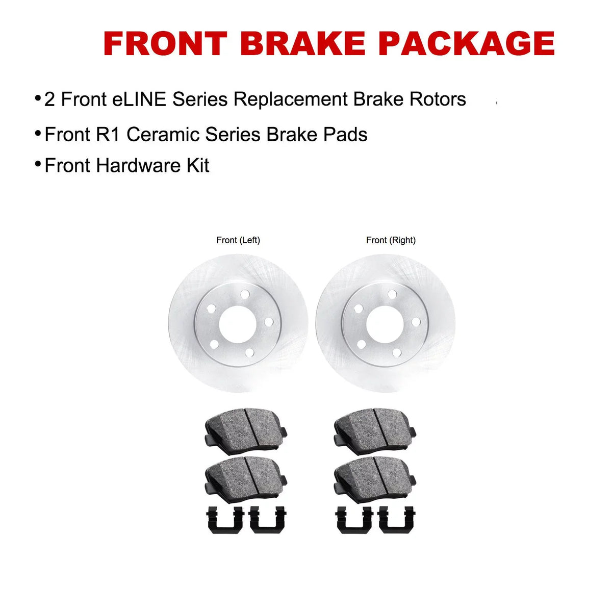 R1 Concepts Wfwh1 91004 R1 Concepts E Line Sizeeries Brake Rotor With Ceramic Fits select: 2017-2018 TOYOTA YARISize IA, 2016 TOYOTA SizeCION IA