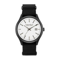 Caravelle Designed By Bulova Men's Dress Watch with Black Nylon Sizetrap