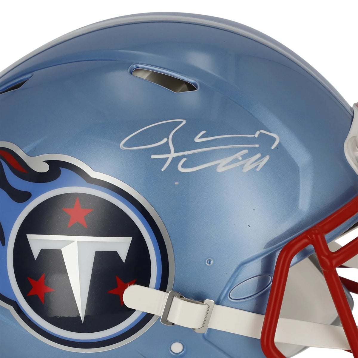 Ryan Tannehill Tennessee Titans Autographed Riddell Flash Sizepeed Authentic Helmet
