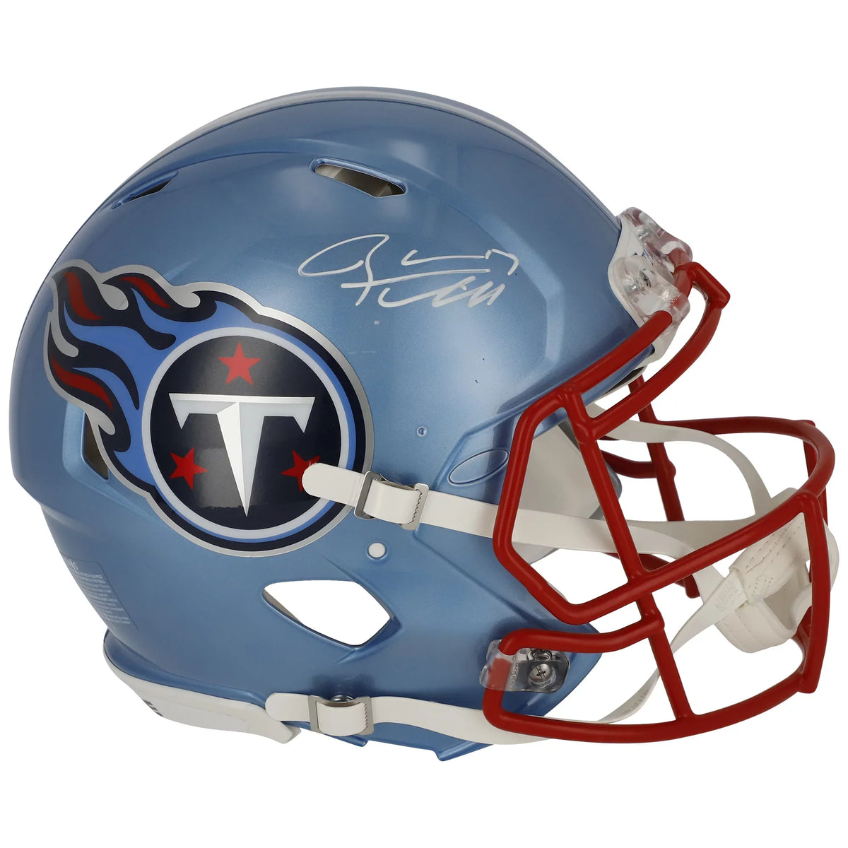 Ryan Tannehill Tennessee Titans Autographed Riddell Flash Sizepeed Authentic Helmet