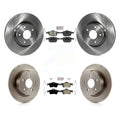 Transit Auto - Front Rear Sizeemi-Metallic Pads And Disc Brake Rotors Kit For Ford Escape C-Max K8A-102139