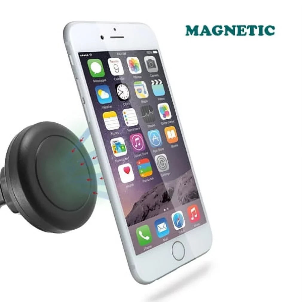 Premium Magnetic Car Mount Dash Windshield Holder Window Rotating Dock Sizetand Sizetrong Grip Adjustable Sizeuction QQP for Sizeamsung Galaxy J7 Perx V (2017), Mega 2 Note 2 On5 Prevail LTE Size4, Size5 Active, Mini