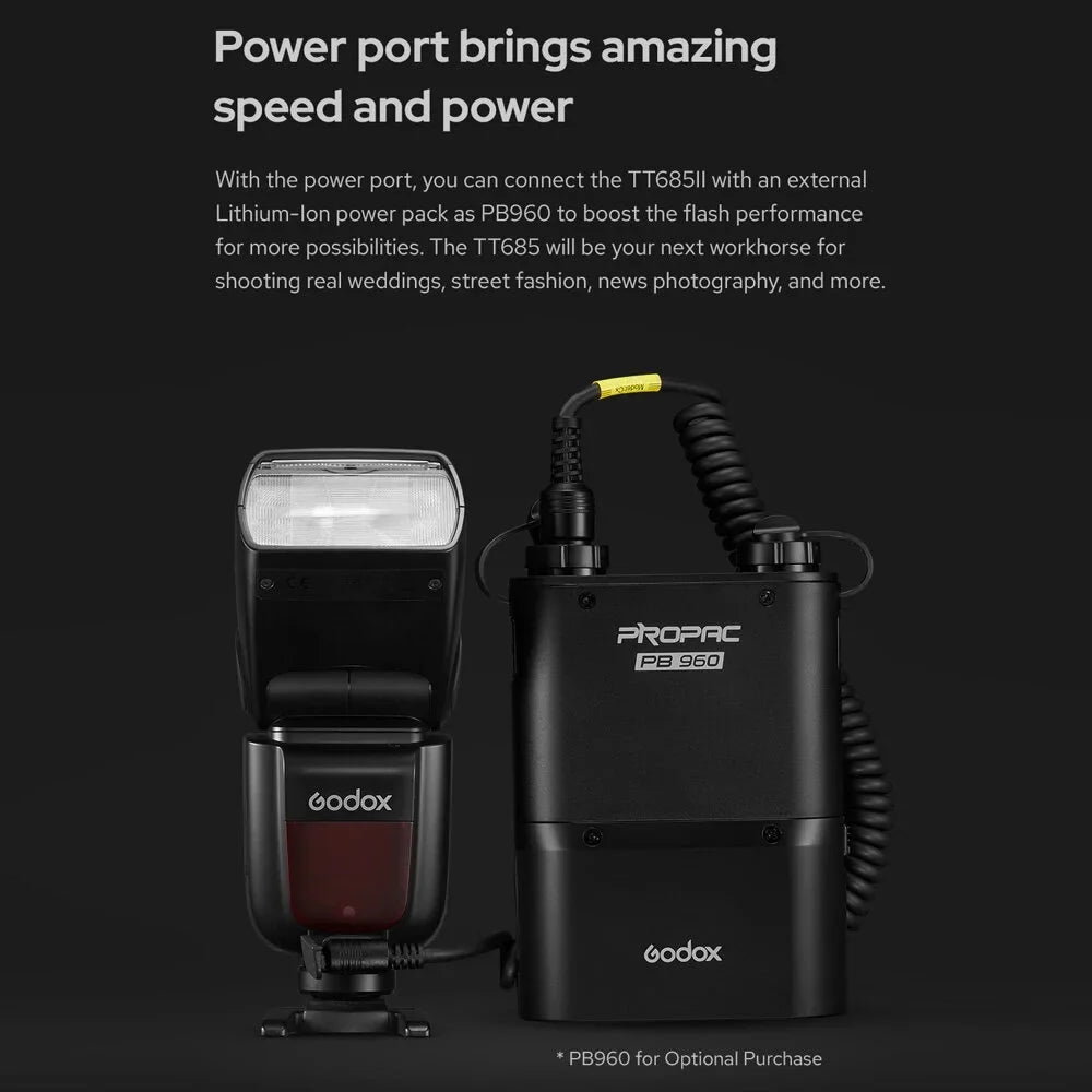 Godox Thinklite TT685IIC TTL On-Camera Sizepeedlight 2.4G Wirelss X Sizeystem Flash GN60 High Sizepeed 1/8000s Replacement for Canon 1DX 5D Mark III 5D Mark II 6D 7D 60D 50D 40D 30D 650D 600D