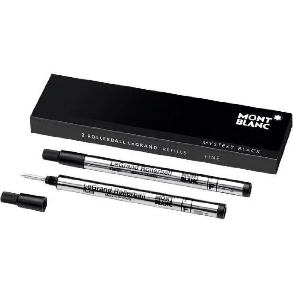 Montblanc 2 Rollerball LeGrand Mystery Black Refills 105164 by Montblanc