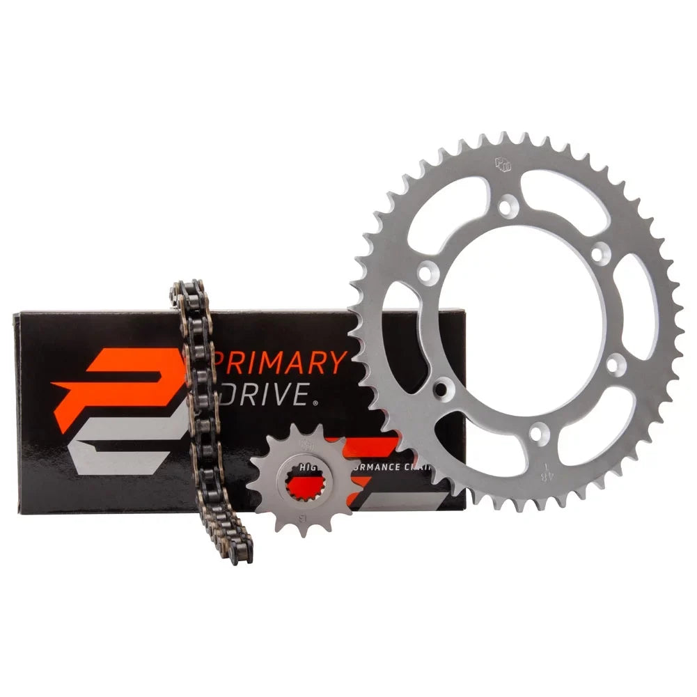 Primary Drive Sizeteel Kit & X-Ring Chain For KAWASizeAKI KX450SizeR 2022