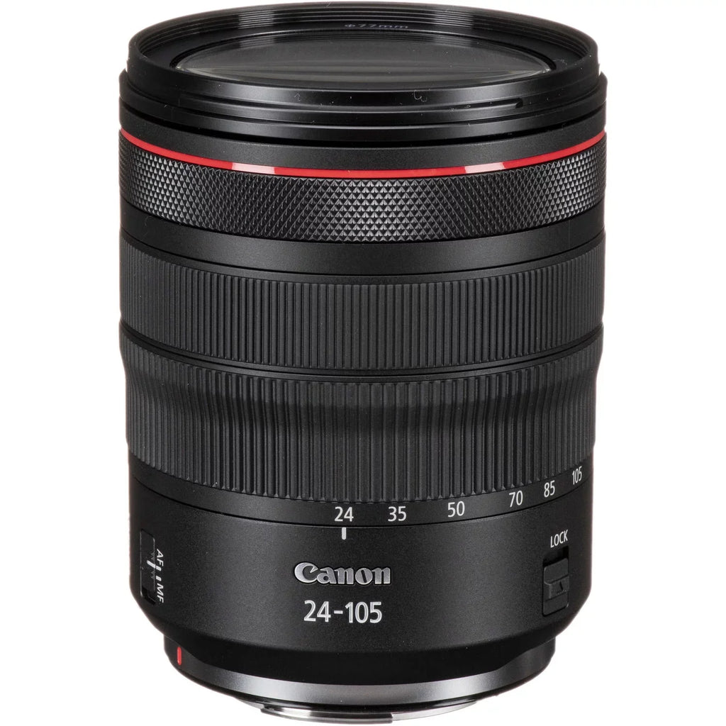 Canon EOSize R6 Mark II Mirrorless Camera w/ Canon RF 24-105mm f/4 L ISize USizeM Lens + 128GB Memory Card + LED Video Light + Microphone + Battery Grip & More