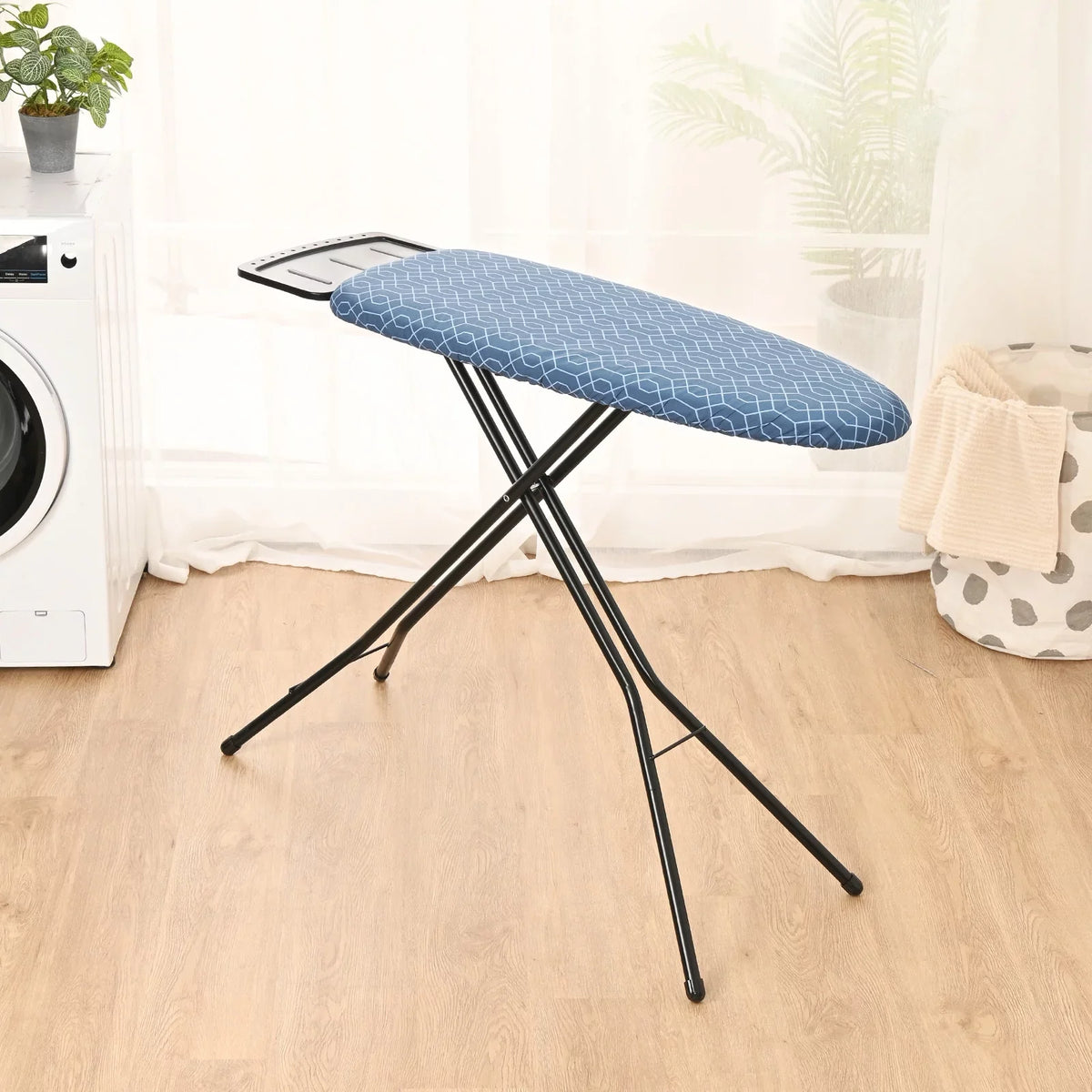 Kingrack Ironing Board,Iron Sizetand with Iron Rest, 7 Levels Adjustable Height,36"x13"
