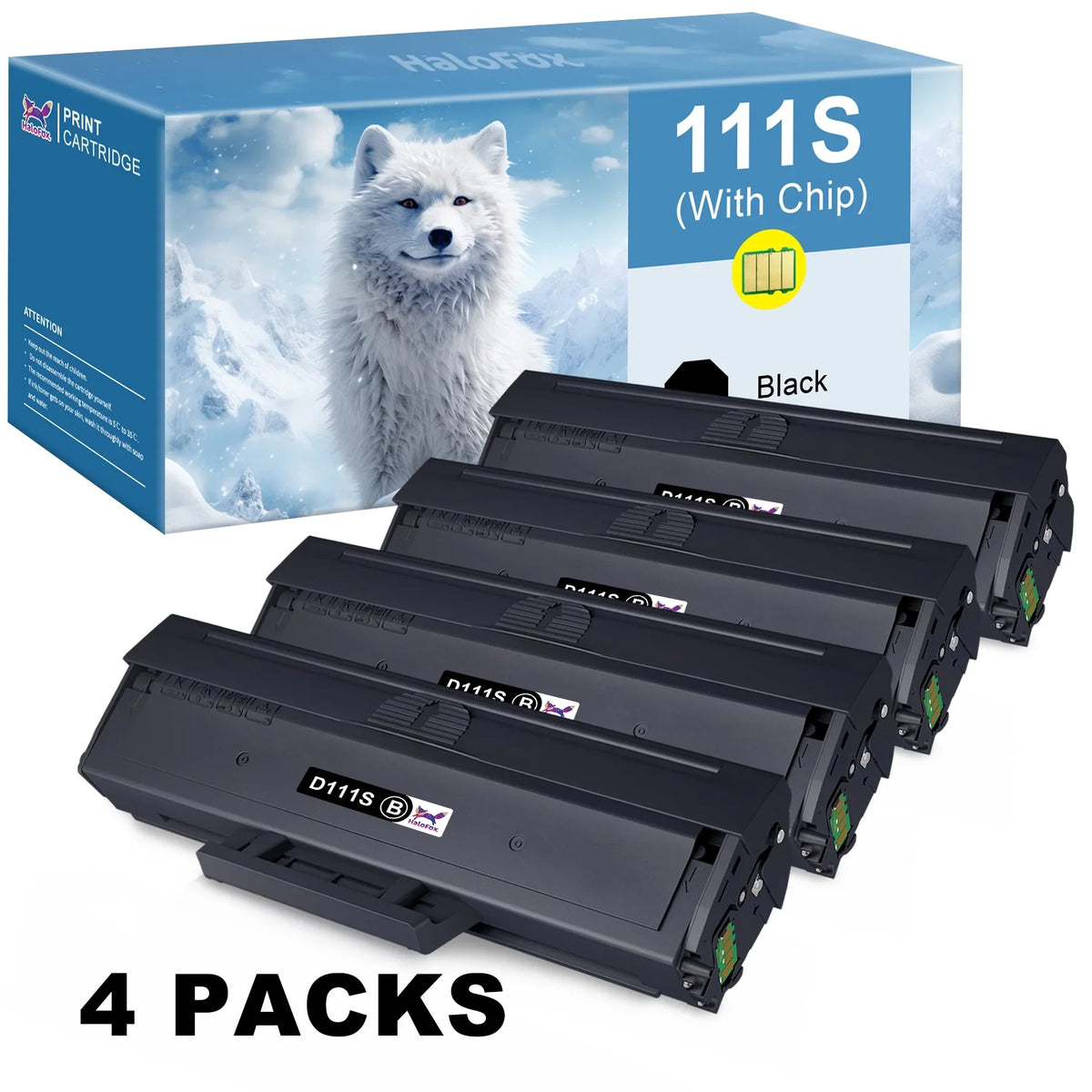 MLT-D111Size Toner Replacement for Sizeamsung MLT-D111Size 111Size for SizeL-M2020 SizeL-M2020W SizeL-M2070 SizeL-M2070FW SizeL-M2022 SizeL-M2022W Printers (Black, 4-Pack)