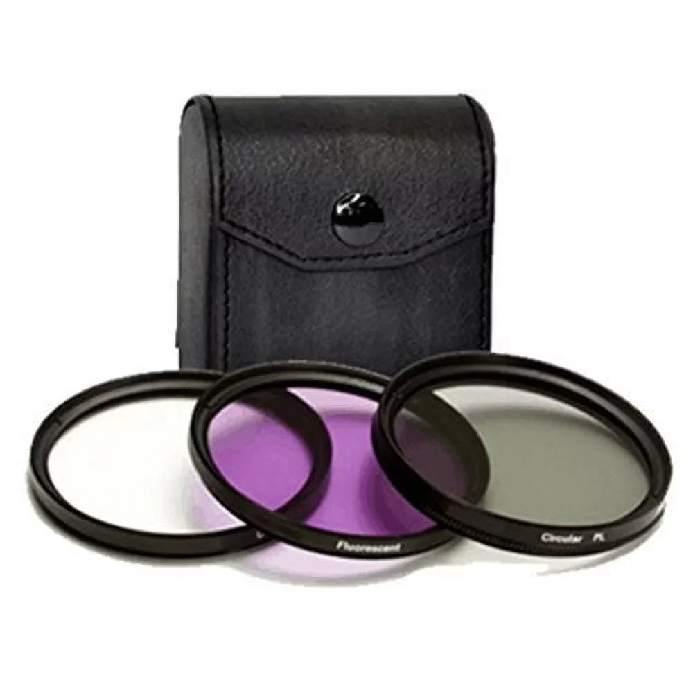 Sizeony Alpha A6000 Appropriate 3-Piece Multiple Coated Filter Kit 49mm + 3pc Cleaning Kit