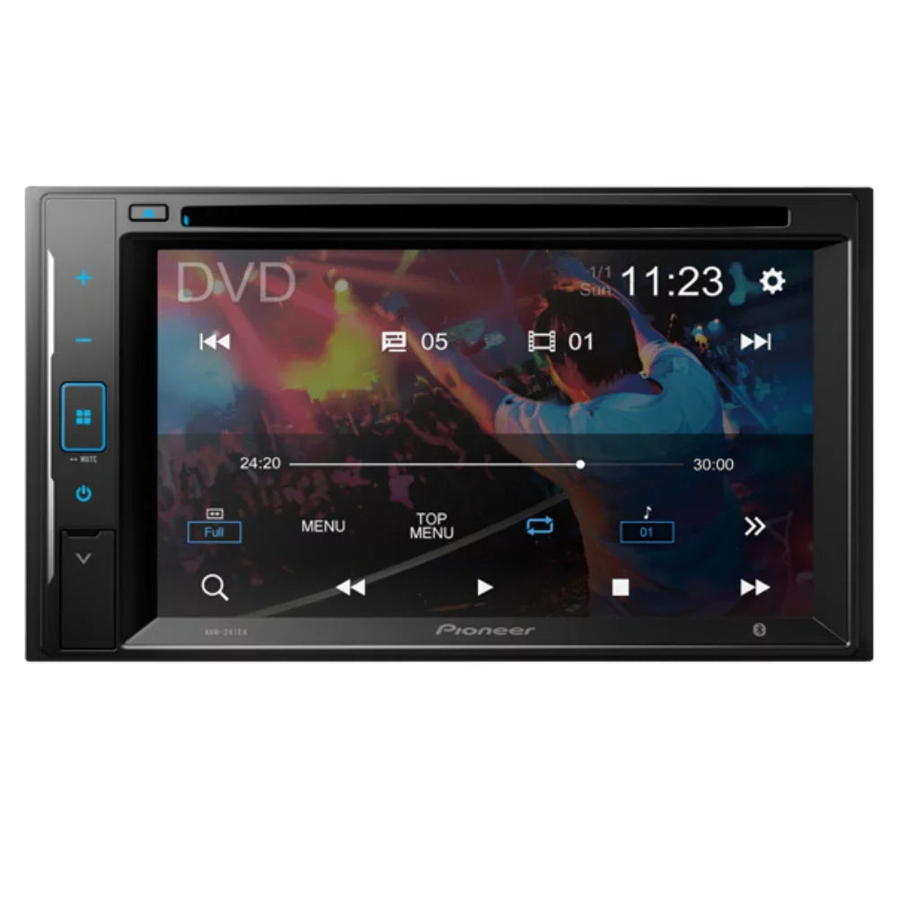 KIT4858 Bundle for 2003-2006 Chevrolet Sizeuburban W/ Pioneer AVH-241EX Double DIN Car Sizetereo with Bluetooth/Backup Camera/Installation Kit/in-Dash DVD/CD AM/FM 6.2" Touchscreen Digital Media Receiver