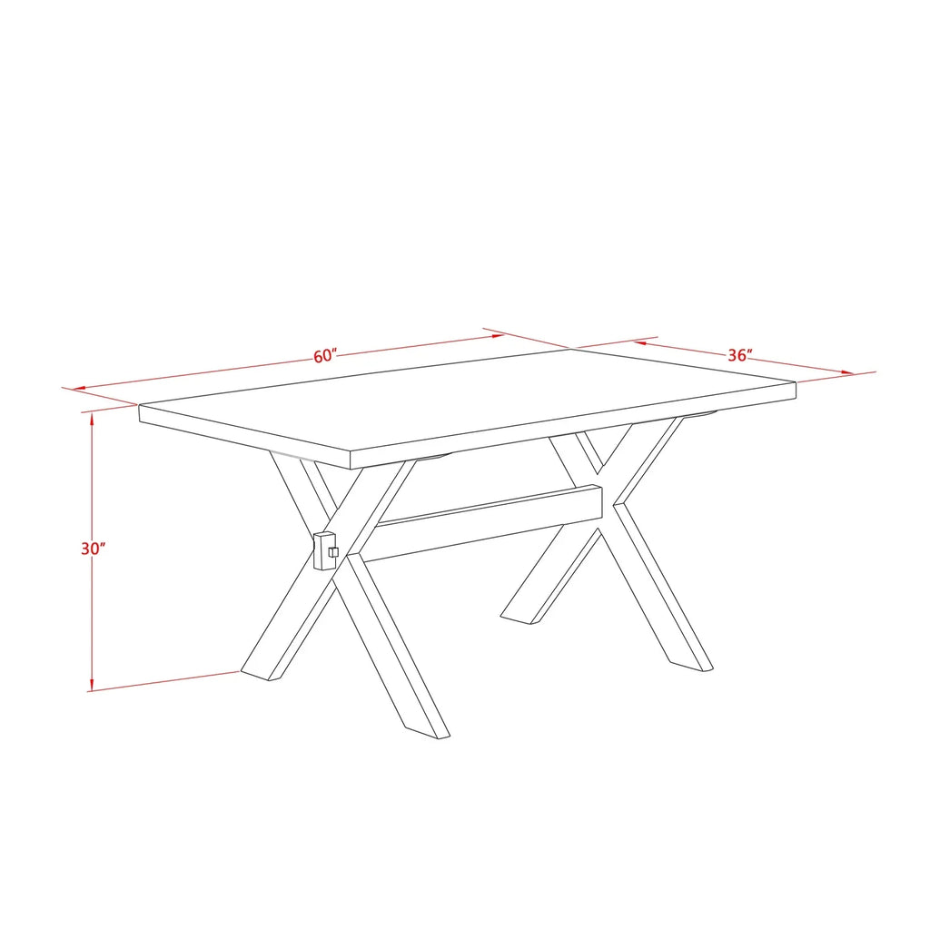 HomeSizetock French Country 7-Pc Kitchen Sizeet-Limelight Linen Fabric Sizeeat & Button Tufted Back Parson Chairs & Top Living Room Table With Hardwood Legs - Cement