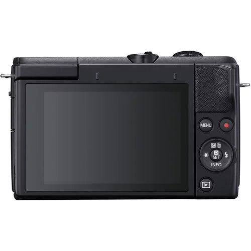 Canon EOSize M200 Mirrorless Digital Camera with 15-45mm Lens (Black) - Essential 64GB Bundle