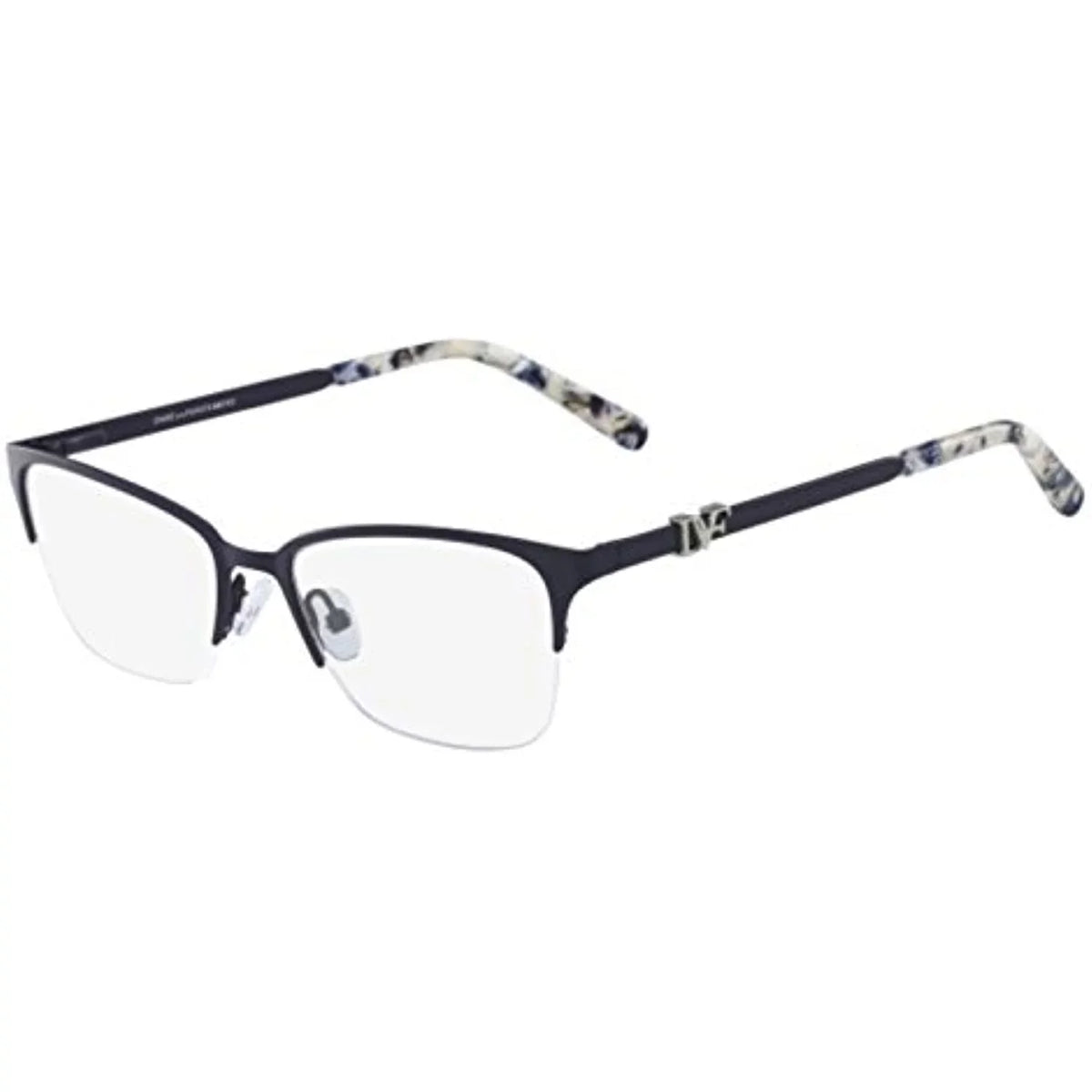 NEW Diane von Furstenberg DVF 8056 414 Navy Eyeglasses 52mm with DVF Case