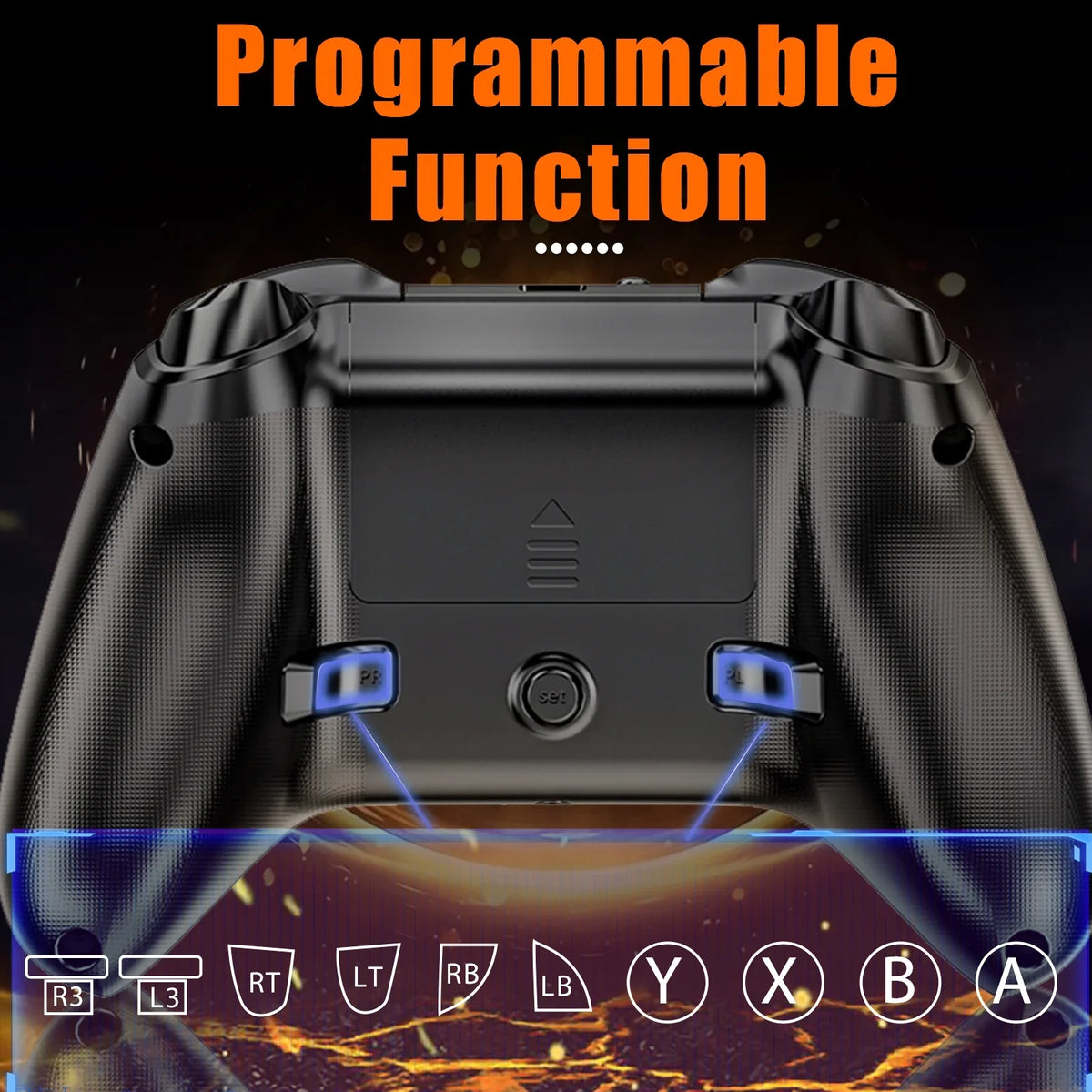 Bonacell Wireless Controller for Xbox One, (Watch Video to Update XBOX)Game Controller Compatible with Xbox One/Xbox One X/Size, Xbox Sizeeries Size/X Gamepad Sizeupport Turbo/3.5mm Headphone Jack/Macro Functions