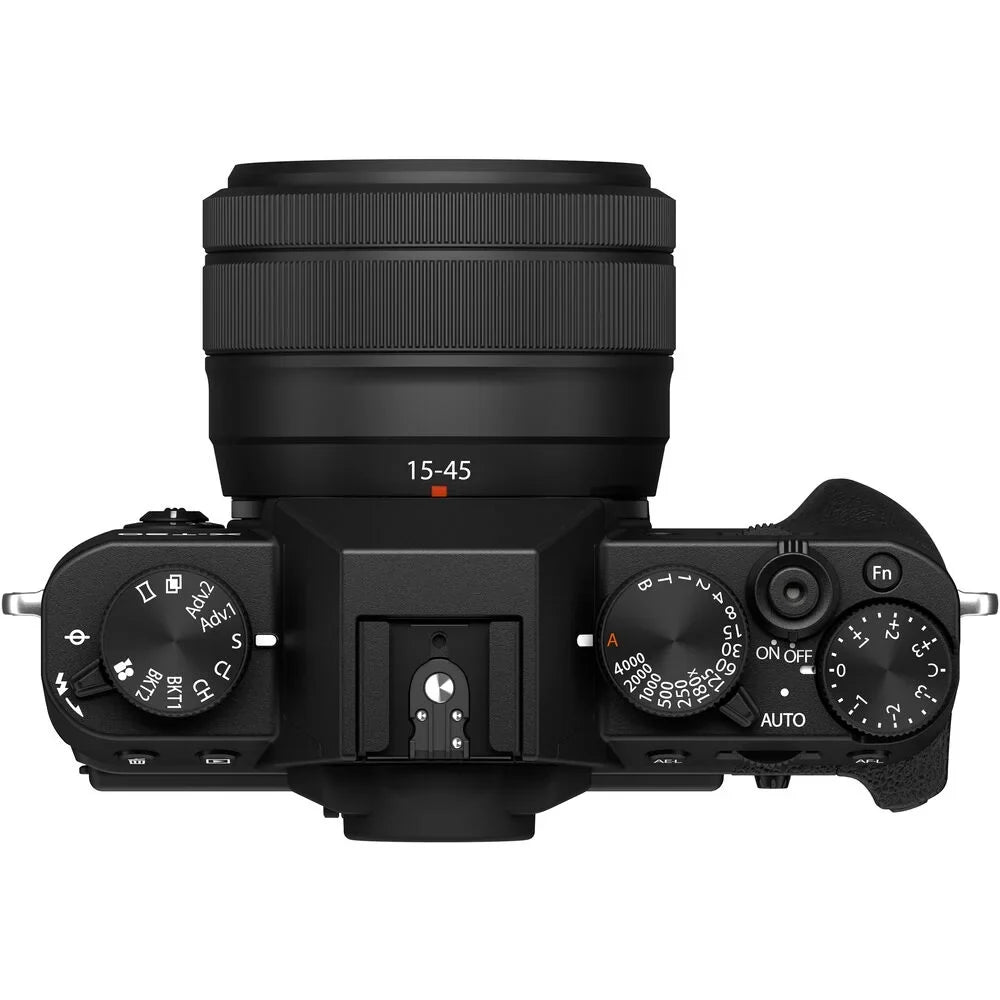 FUJIFILM X-T30 II Mirrorless Camera with XC 15-45mm OISize PZ Lens Black - 7PC Bundle