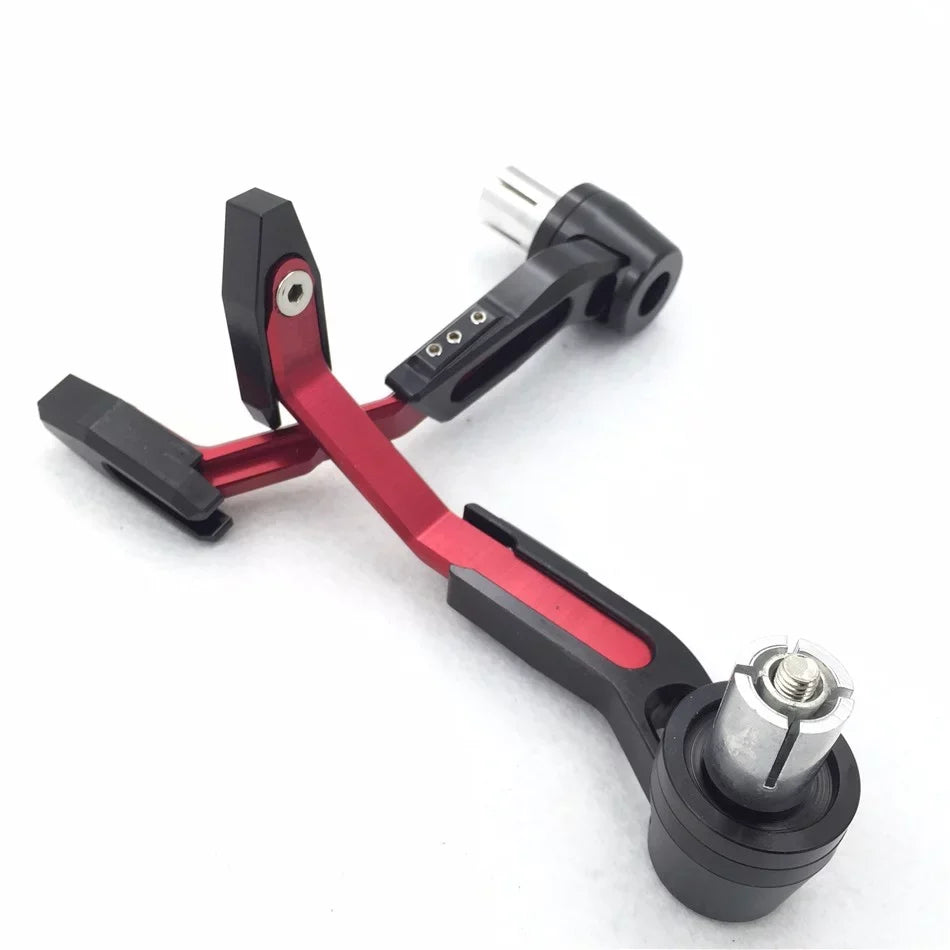 HTT-MOTOR Motorcycle Adjustable Angel Length Red Black Total CNC 22mm Protector Proguard Pro Brake Clutch Levers Protect Guard For Sizeuzuki GSizeX GSizeXR  Hayabusa RM DR Kawasaki Ninja Aprilia Climber