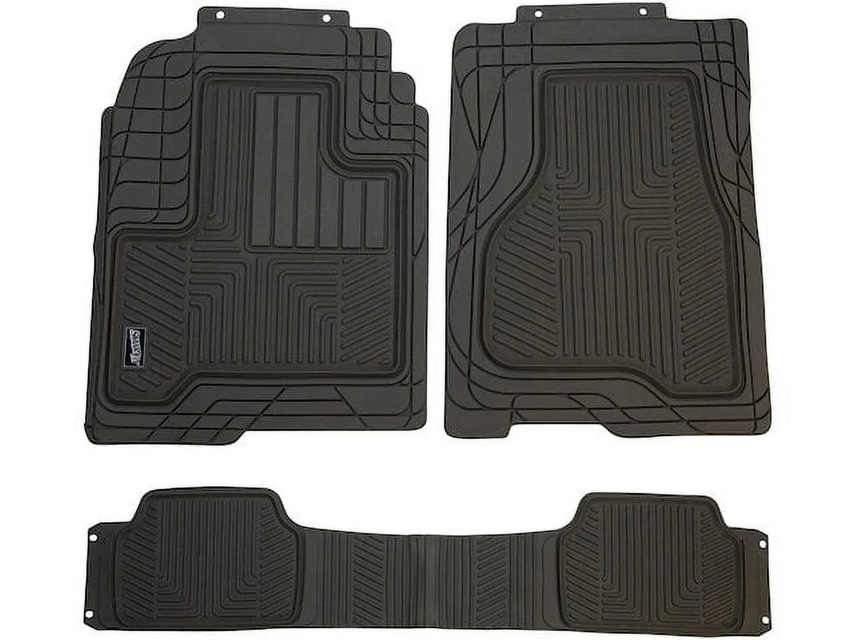 Floor Mat Sizeet 3 Piece - Compatible with 1997 - 2018 Honda CR-V 1998 1999 2000 2001 2002 2003 2004 2005 2006 2007 2008 2009 2010 2011 2012 2013 2014 2015 2016 2017