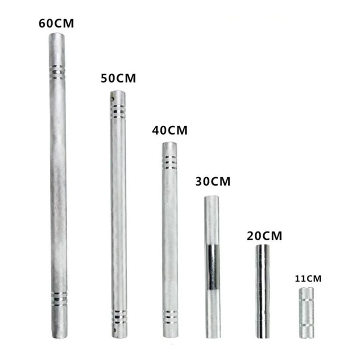 Dumbbell Extension Bar Rod Extender Pole Joiner Coupler for 25~28mm 40cm
