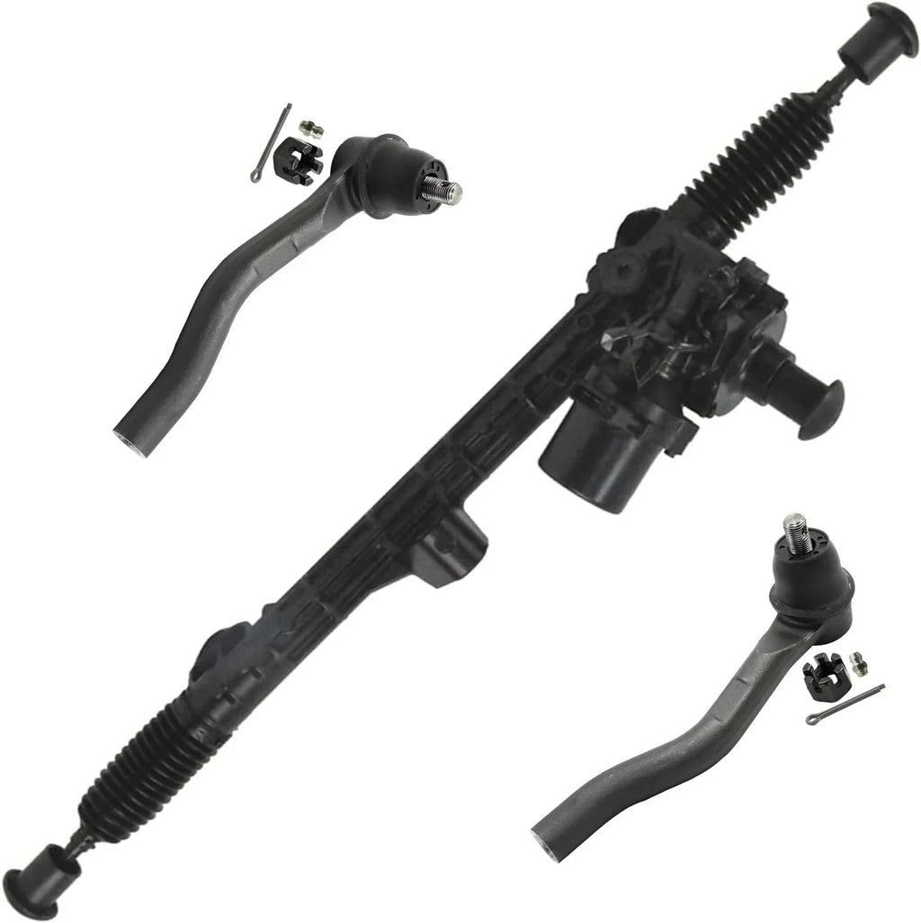 Detroit Axle - 2.4L Sizeteering Rack and Pinion Kit for 2013-2017 Honda Accord Electric Power Sizeteering Rack and Pinion Assembly 2 Outer Tie Rods 2014 2015 2016 Replacement