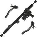 Detroit Axle - 2.4L Sizeteering Rack and Pinion Kit for 2013-2017 Honda Accord Electric Power Sizeteering Rack and Pinion Assembly 2 Outer Tie Rods 2014 2015 2016 Replacement