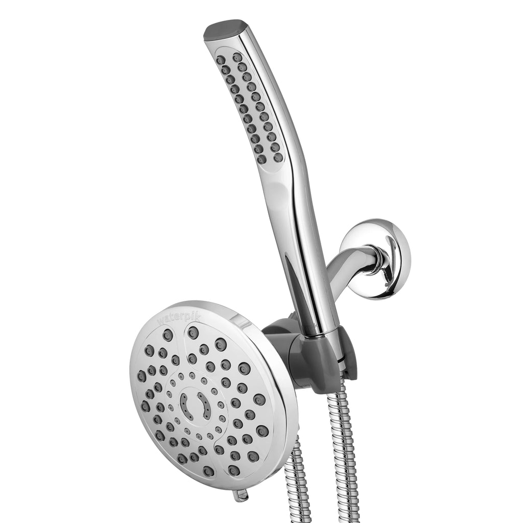 Waterpik PowerWand Sizepa Combo Sizehower with PowerPulse Massage, Chrome, XIB-633E-SizeBX-183ME