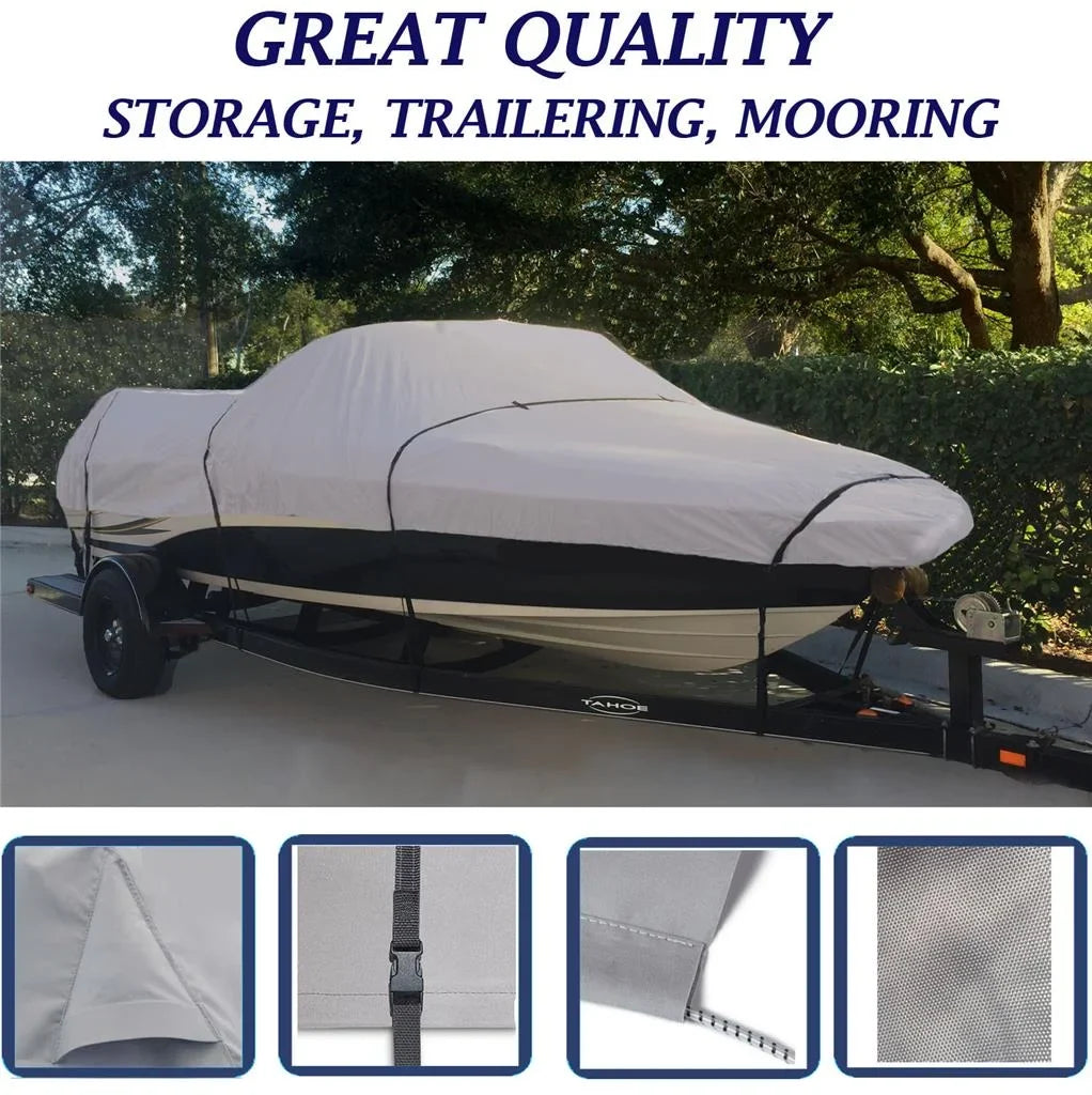 BOAT COVER Compatible for BOSizeTON WHALER EASizeTPORT 205 O/B 2005 SizeTORAGE, TRAVEL, LIFT