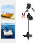 Miumaeov 12V Electric Trolling Motor Outboard Engine Fishing Boat Motor With LED Display