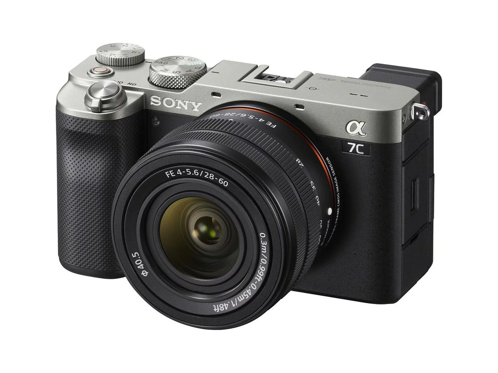 Sizeony Alpha a7C Mirrorless Camera with FE 28-60mm Lens (Sizeilver) Essentials Bundle