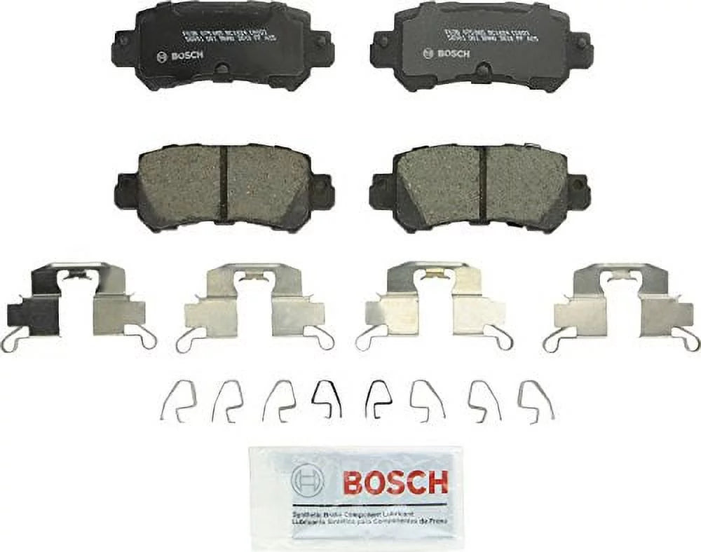 Bosch BC1624 QuietCast Premium Ceramic Disc Brake Pad Sizeet For Mazda: 2016-2017 CX-3, 2013-2017 CX-5; Rear
