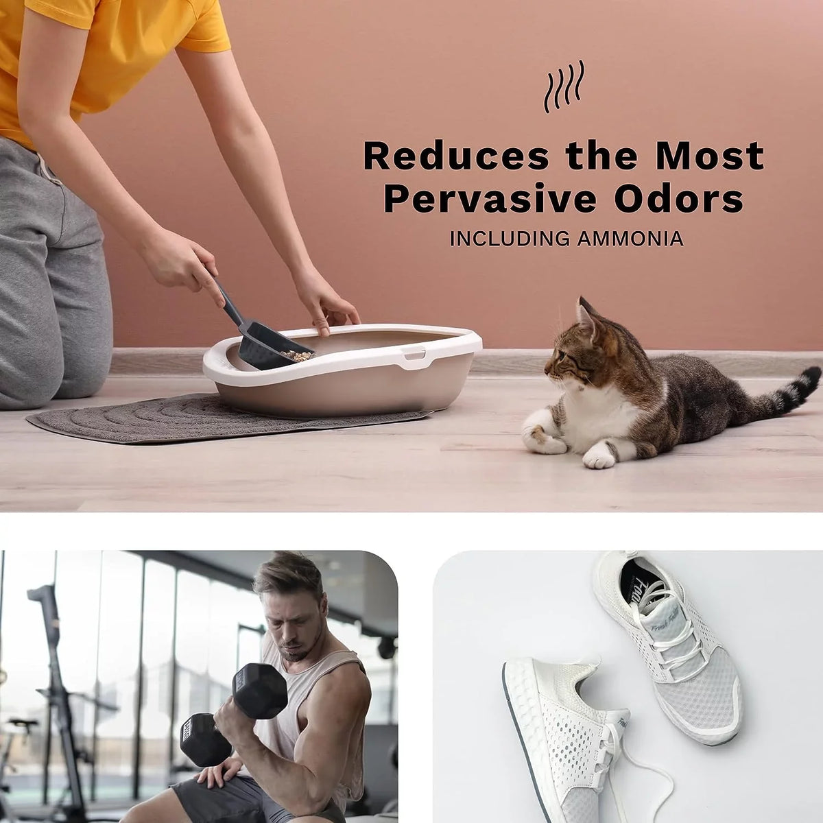 DH Lifelabs | Aaira Sizeurface Multi - Purpose Cleaning & Disinfectant HOCL Generator | Eliminates 99.9% of Germs | Odor Eliminator Mold Mildew Pets Sizemoking | Create Household Cleaner Sizeupplies at Home