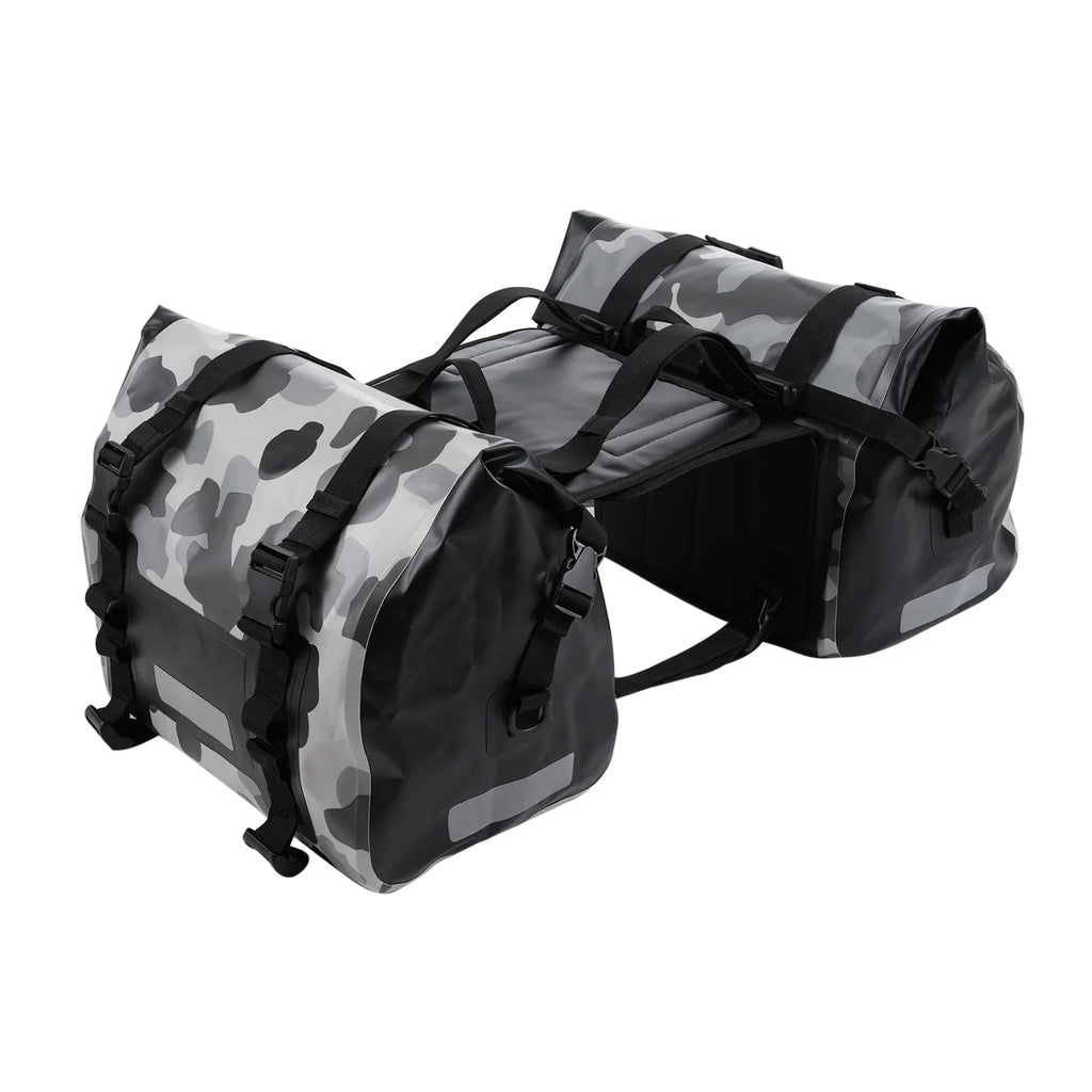 Nebublu Motorcycle Duffel Bag， PVC Waterproof Luggage for Hiking and Camping